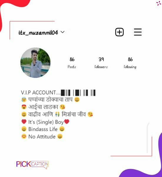Best Vip Instagram Bio In Marathi