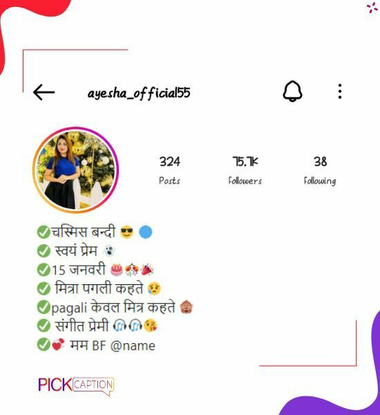 cool instagram bio for girls in sanskrit