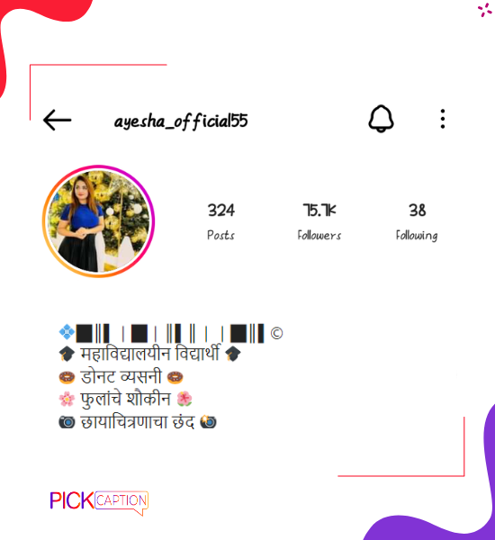 Best official instagram bio for single girls in marathi