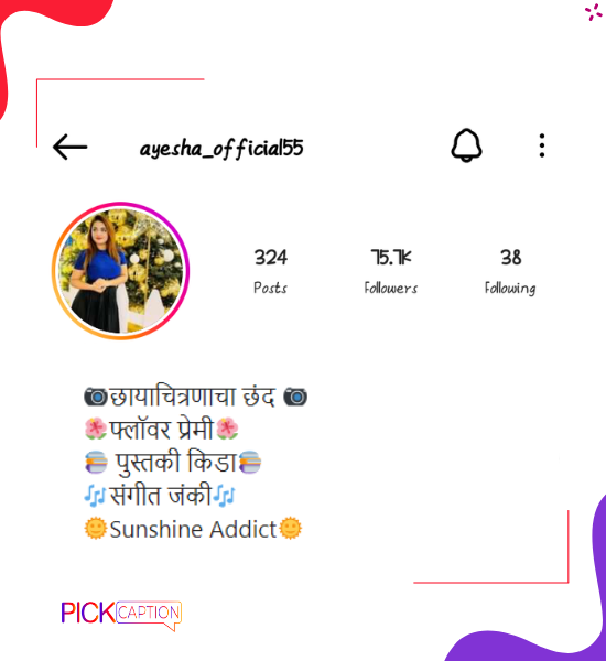Best swag instagram bio for single girls in marathi