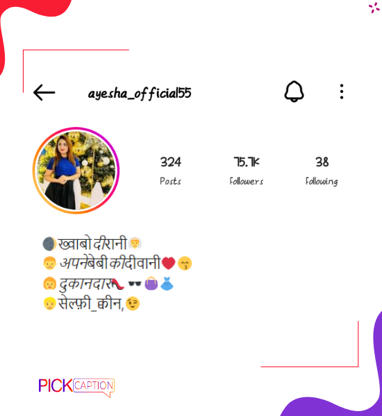 Best attractive instagram bio for girls in hindi